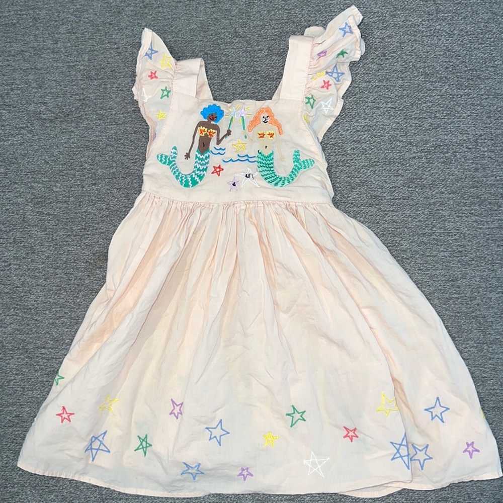 Stella McCartney 18 month old pink dress with mermaids
